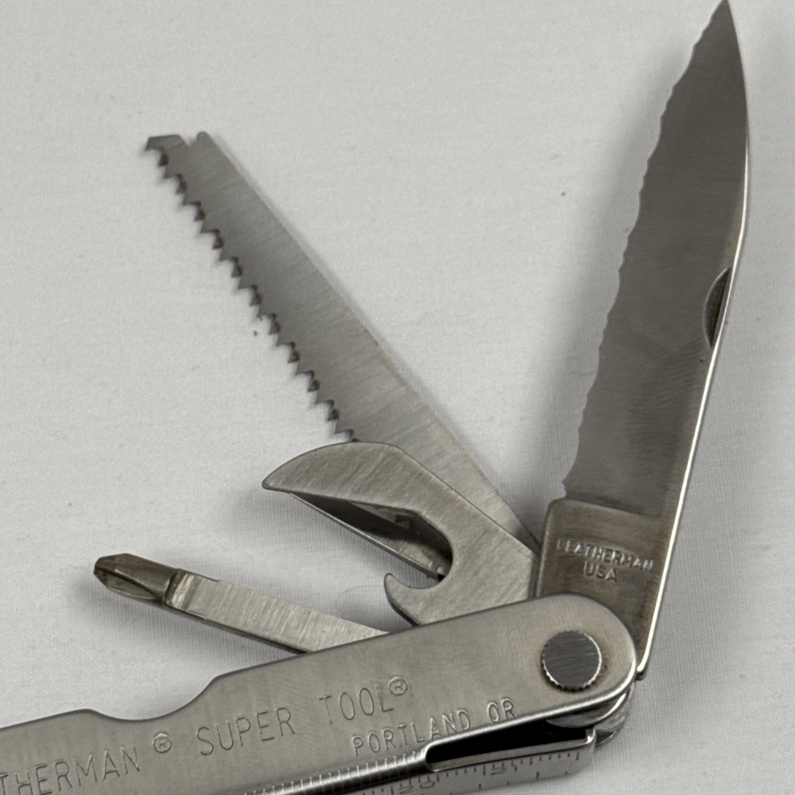 Original Vintage Leatherman Super Tool Pat. Pending Leather Sheath