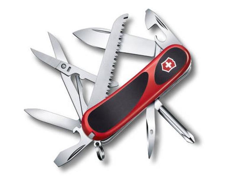 Victorinox Swiss Army Knife, EvoGrip 18 Red/Black, 2.4913.CUS2 & 2.4913.C-X2 NIB