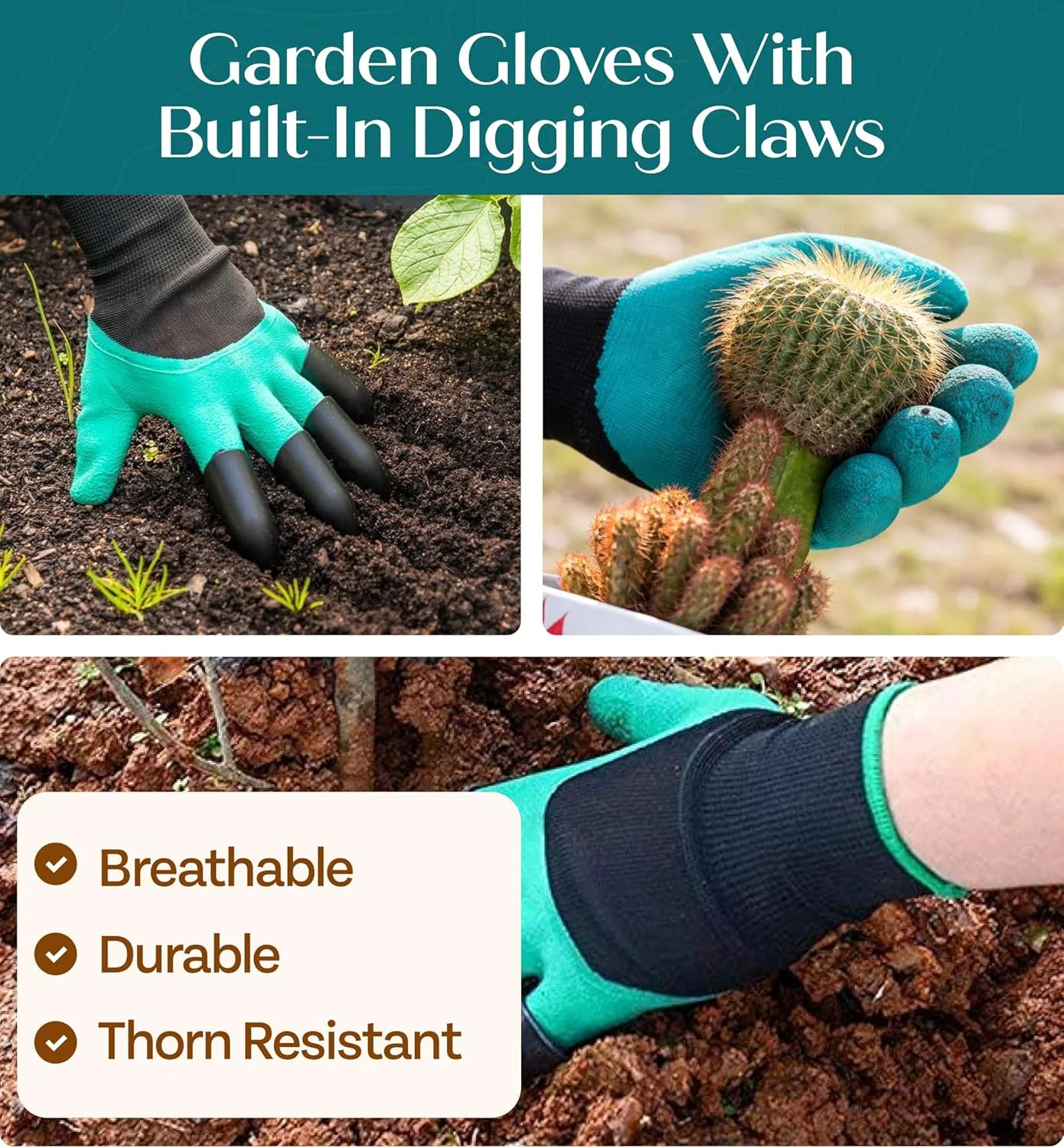 Heavy Duty Gardening Tools – Gardening Gifts for Women, Men, Mom, Dad – Durable,