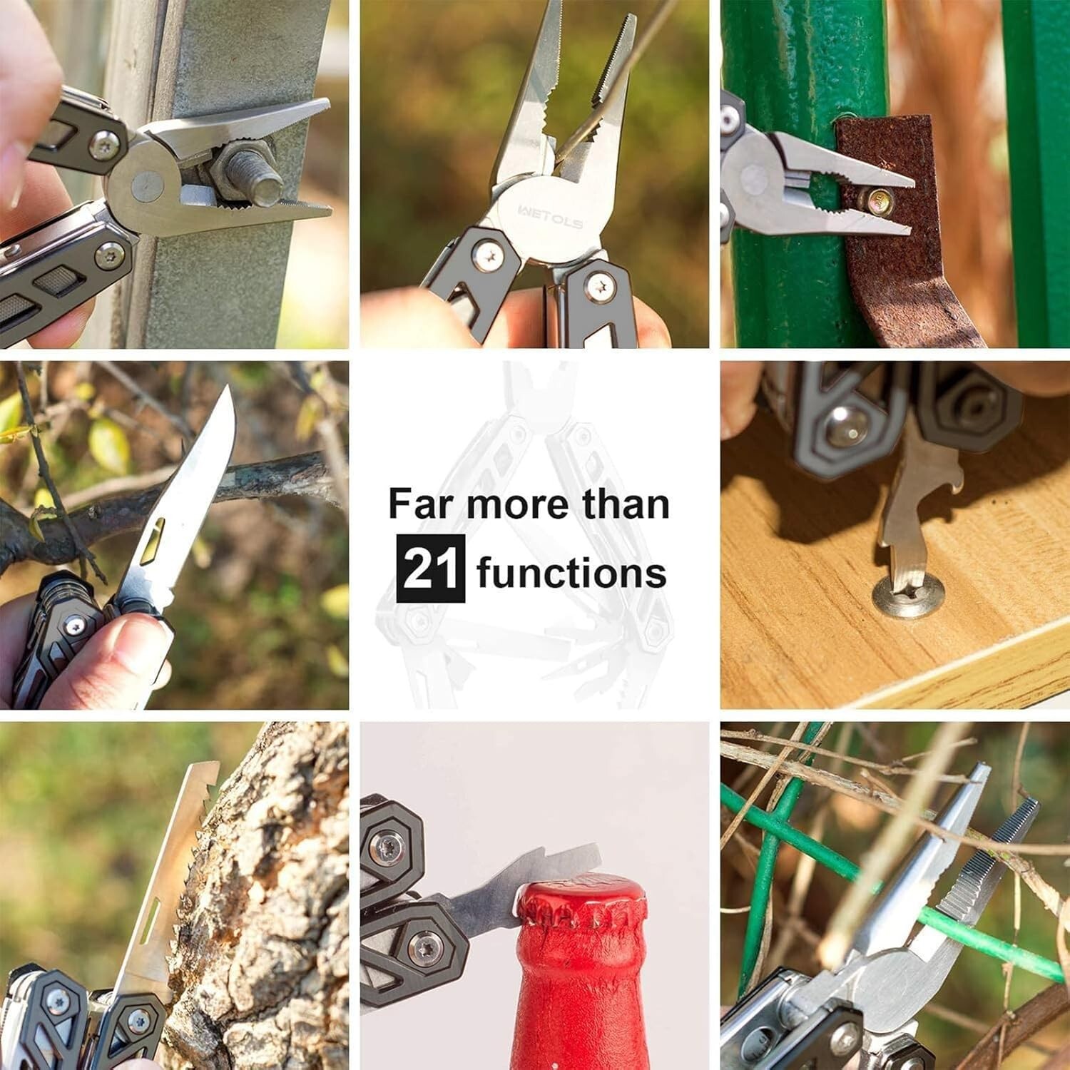 Self-Locking Multitool with Sheath for Safe Everyday Use – Perfect Gift for Him
