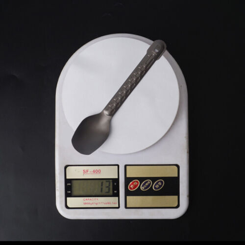 Titanium Spoon / Spork Tableware Outdoor Travel Portable Small Kitchen EDC Tool