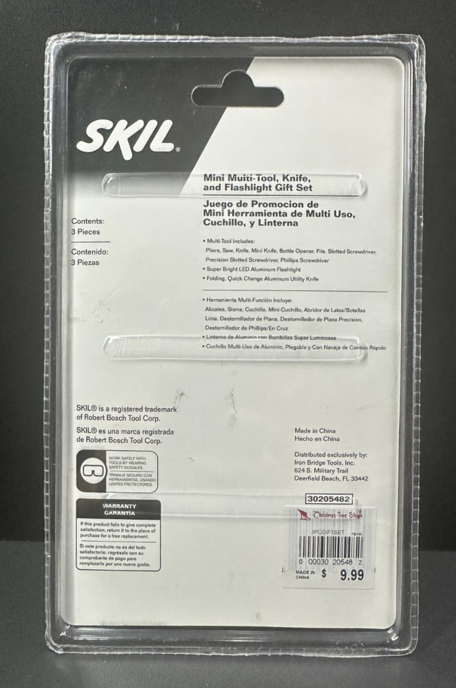 SKIL Mini Multi-Tool, Utility Knife, and Flashlight Gift Set #30205482