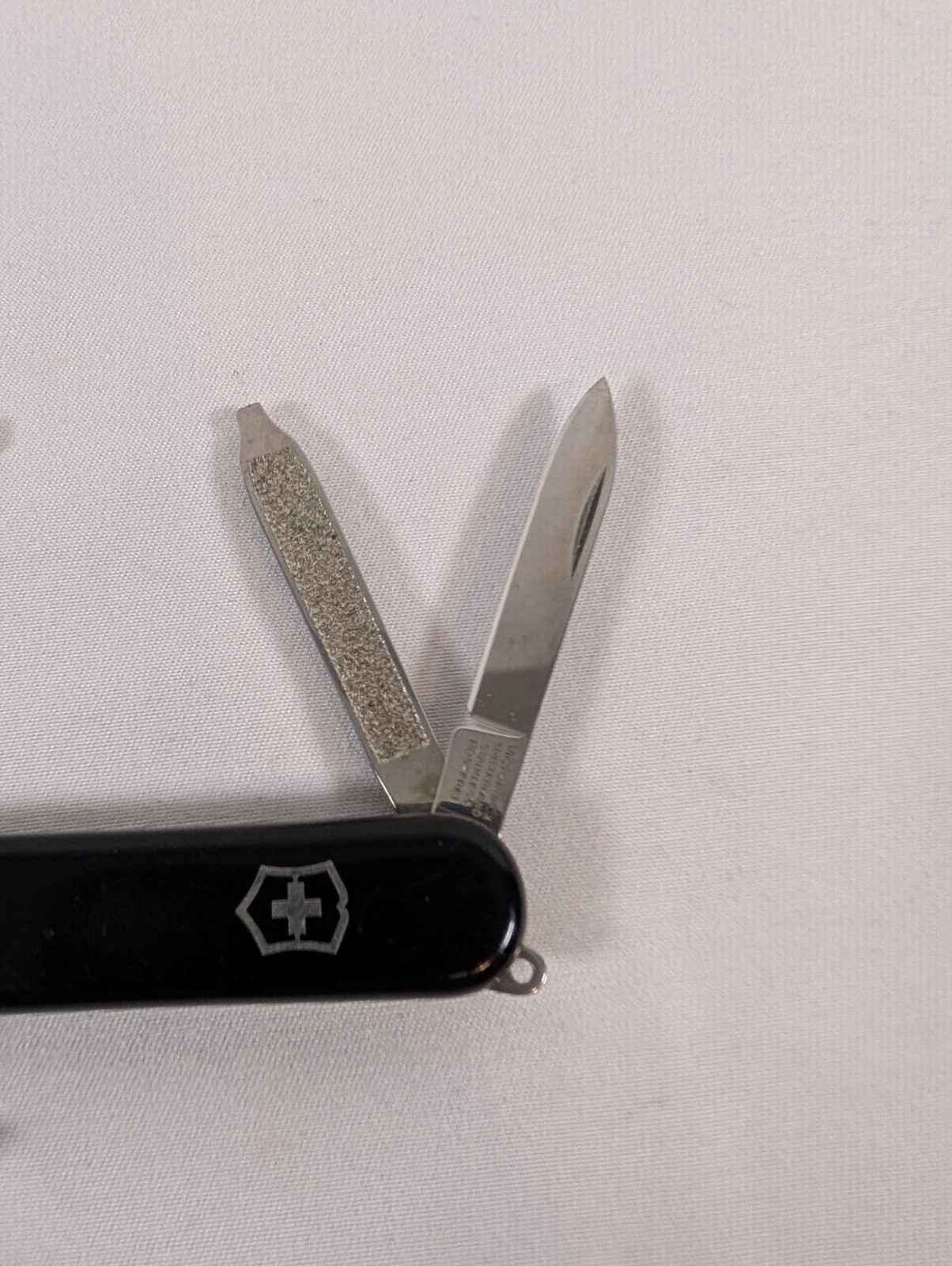 Victorinox Black Multi-Tool Pocket Knife, 5 Tools, Straight Edge Stainless Steel
