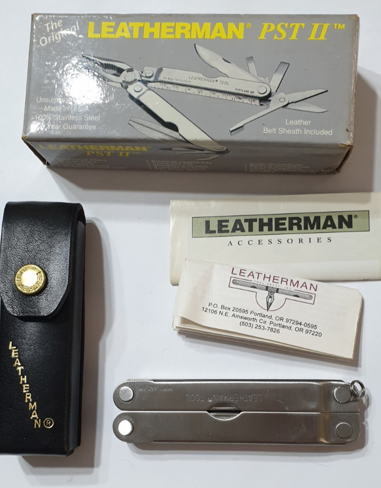 🔥🔥 Leatherman PST II Stainless Multi-Tool New in Box Rare Retired Collectable
