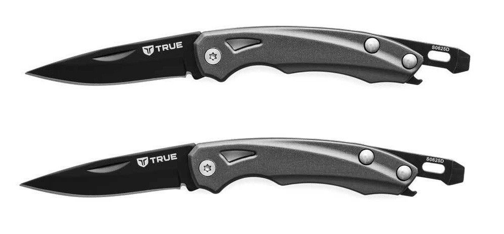 TRUE Utility Slip Knife – TWO PACK – Stainless Steel- NEW