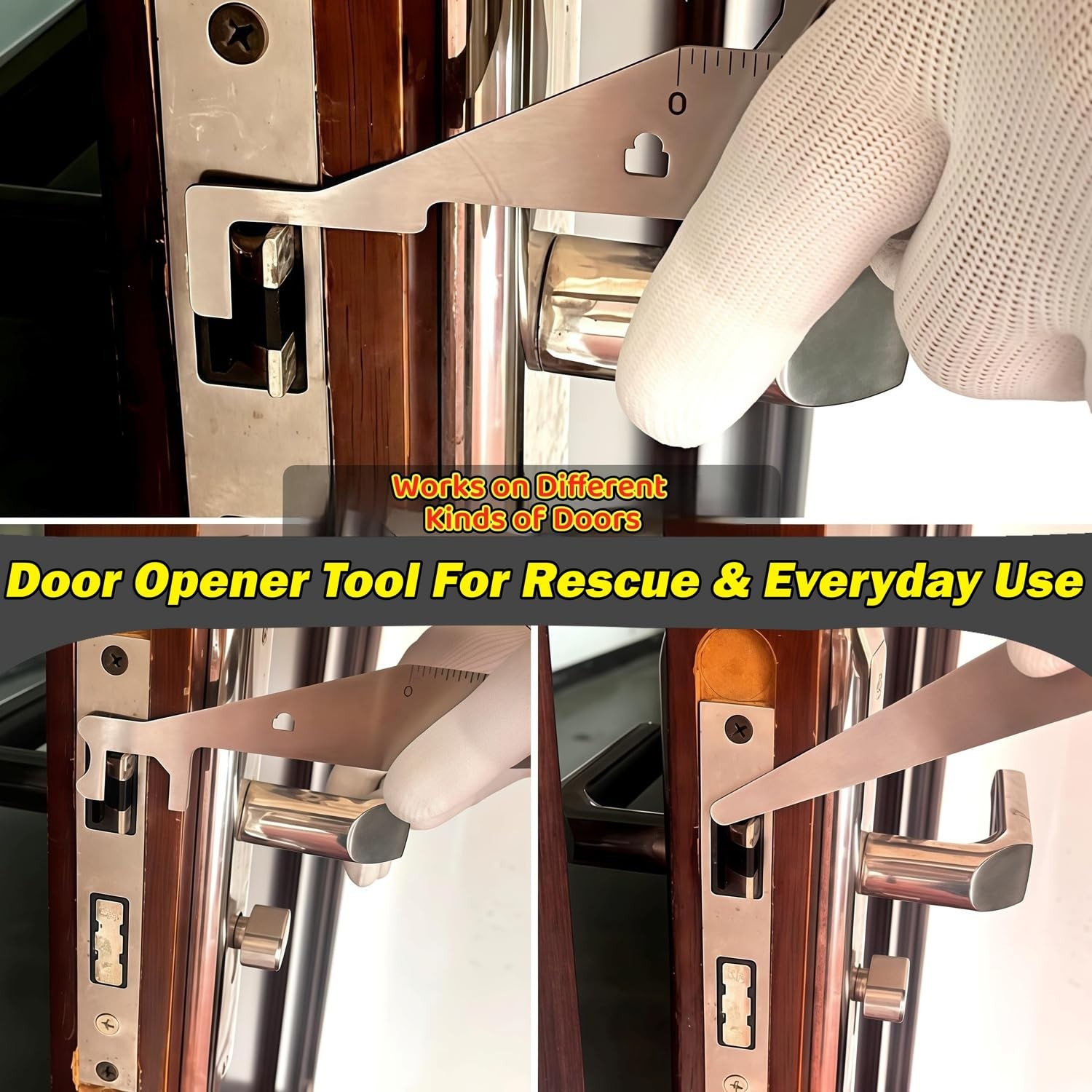 4 Packs Professional Firefighting Multi-Tool Kit, Ultimate Multipurpose Firef…