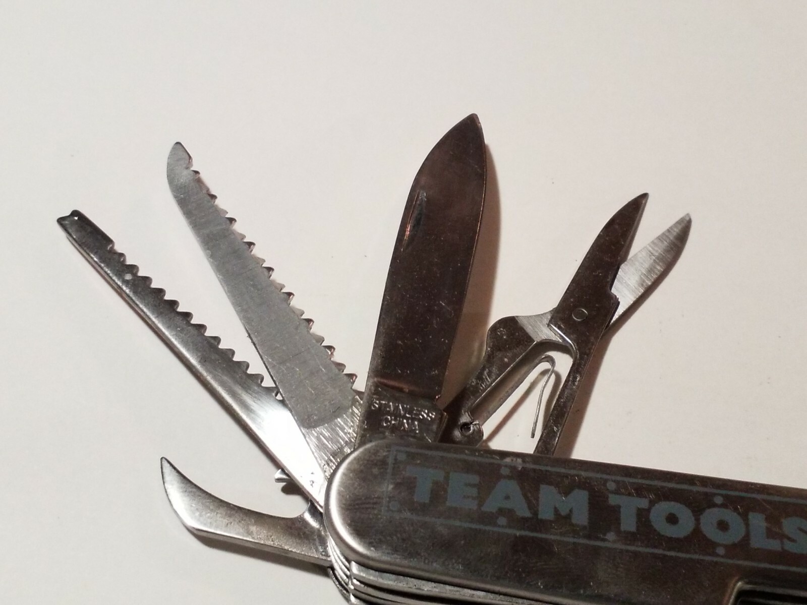 TeamTools 12pc. Multi-tool Stainless Steel Folding Pocket Knife Heavy Duty