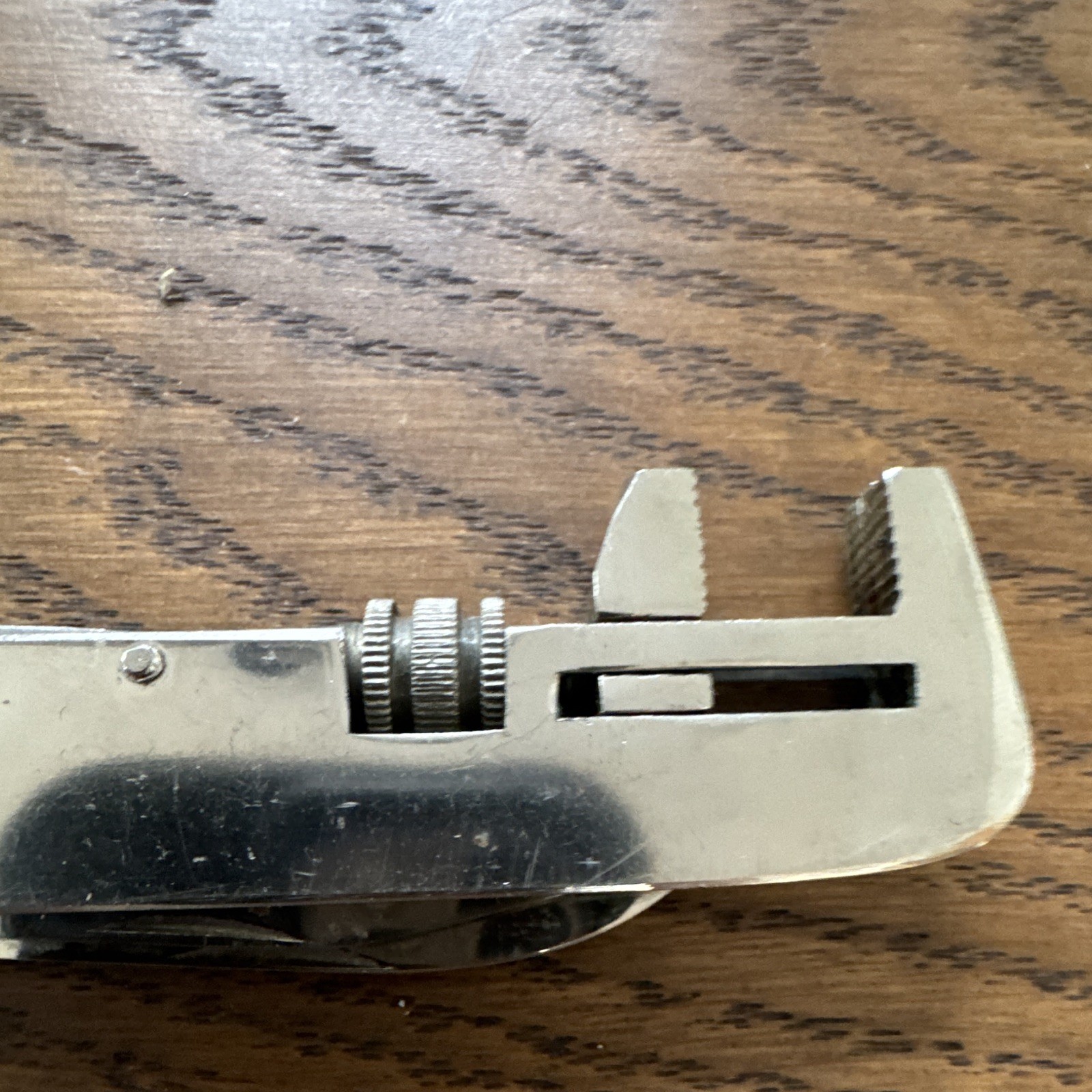 This is a vintage all-steel Japanese multitool, dating from the 1950s