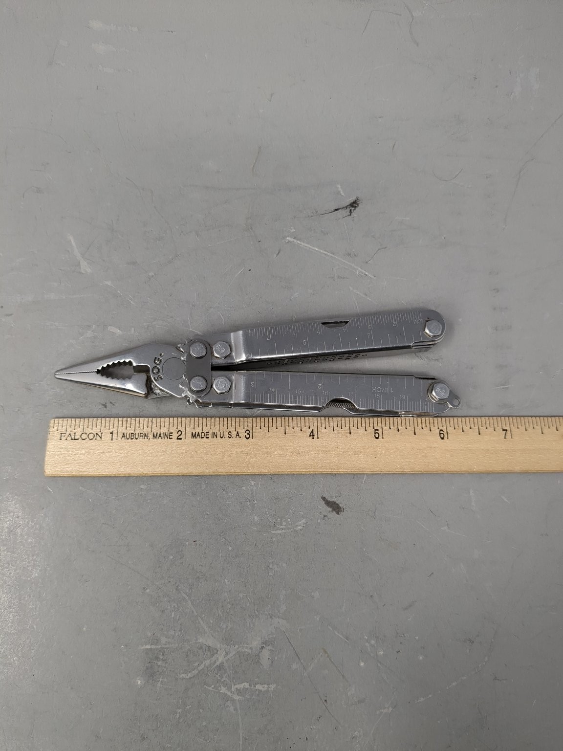 Vintage SOG Specialty Knives Multi-Tool Stainless Steel Pliers Patent Ped