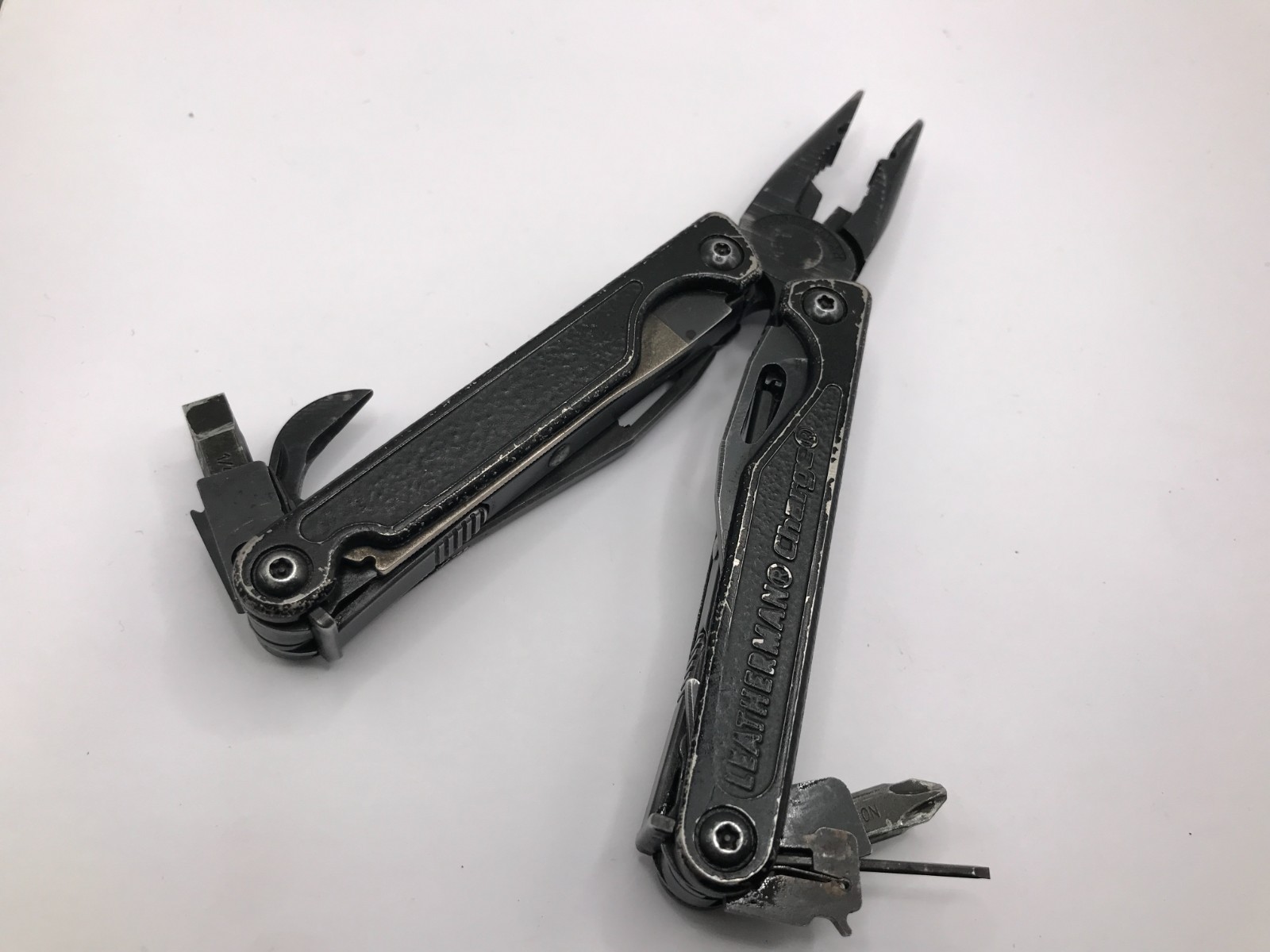 RARE Leatherman BLACK Charge XTI Titanium USED see description/ Pic’s