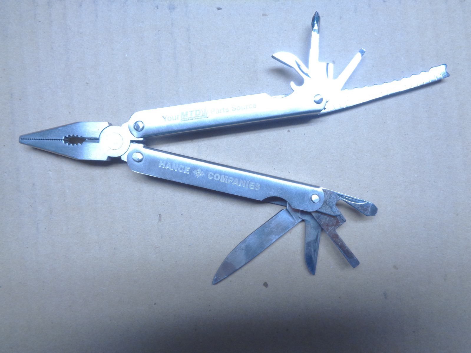 9 in 1 Survival Stainless Steel Multi Tool Pliers Knife Wrench Kit 