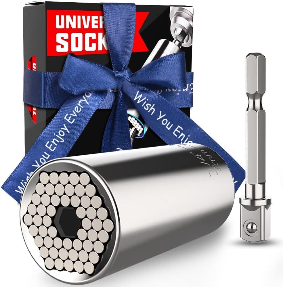 Universal Socket Tool, 7-19mm, Gifts for Men, Stocking Stuffers