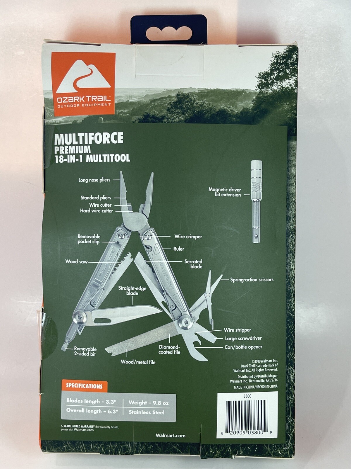 Multiforce Premium 18-In-1 Multi Tool Camping Tools Camping Equipment Outdoor