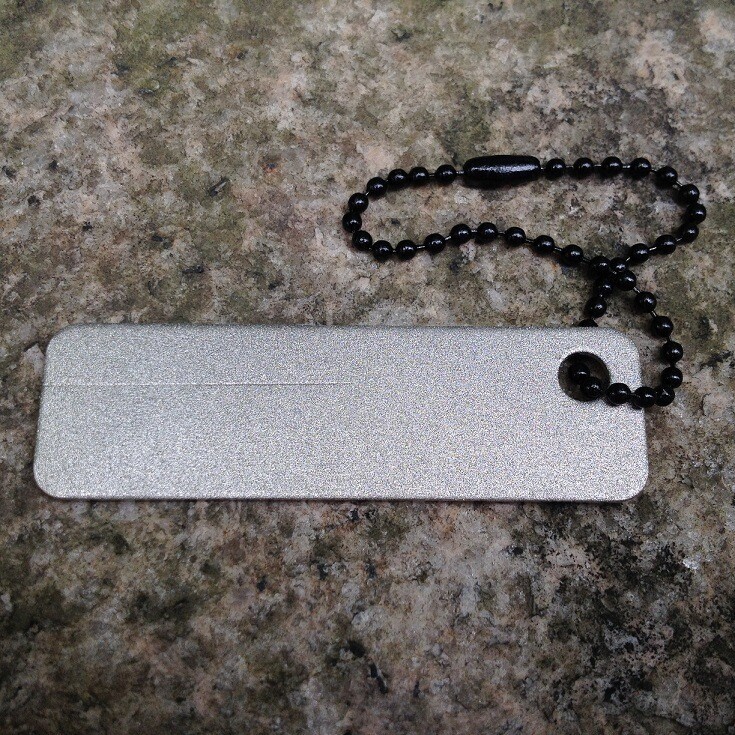2PCS Mini Portable Sharpener Diamond Sharpening Stone Outdoor Camping Pocket EDC