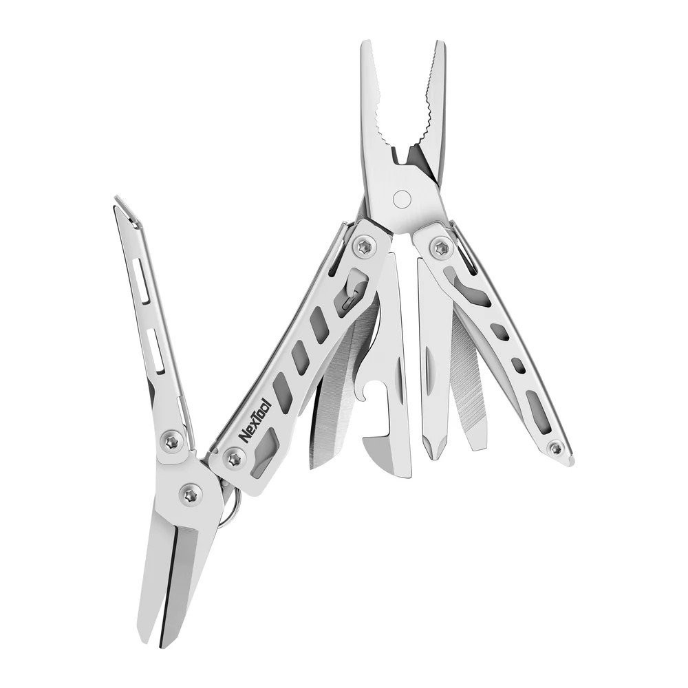 NexTool Multitool Pliers Openers File Screwdriver Small Blade – NE20178