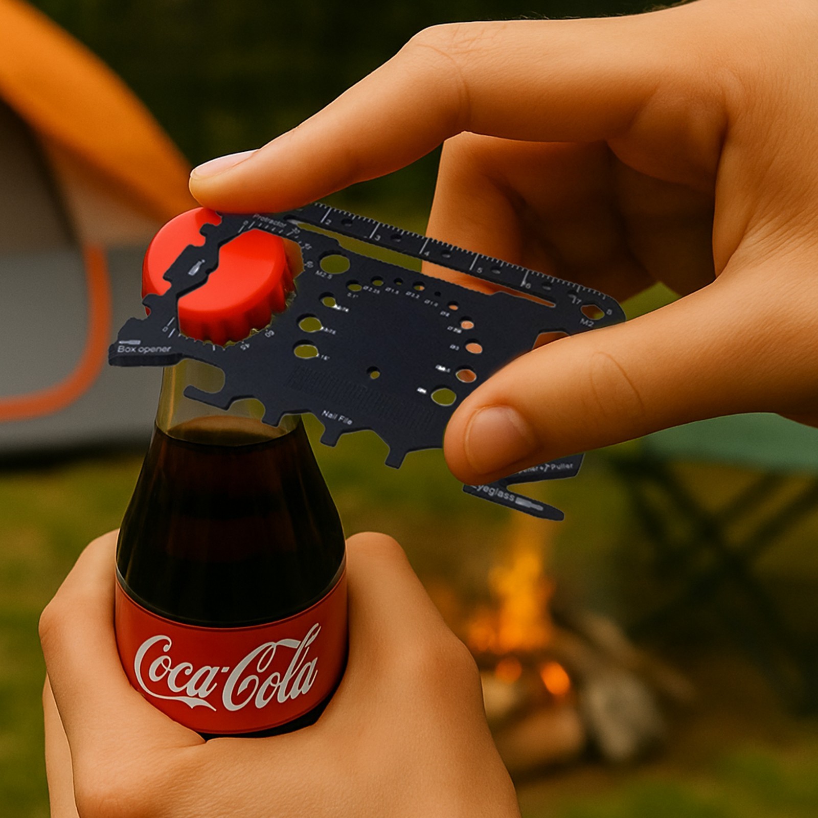 Survival Multitool Card Credit Card Size Wallet Multi tool EDC Tool Camping Gear