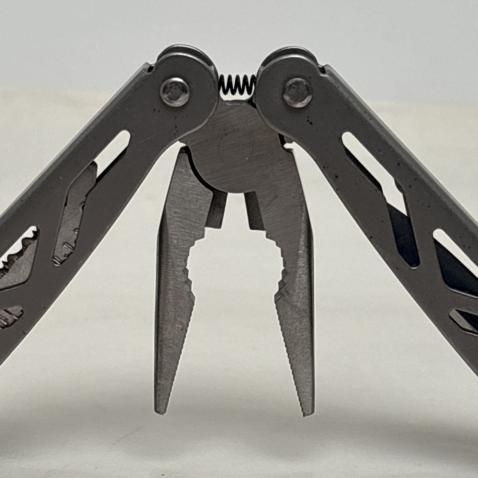 Ozark Trail 12-in-1 Multi Tool Folding Pliers with Sheath Silver Survival Camp