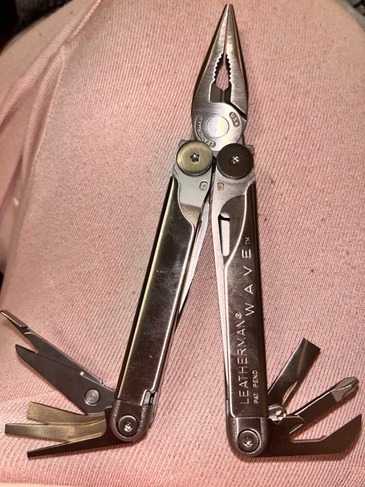 The Original Leatherman Wave Multi Tool With Leather Sheath New In Box USA 2000
