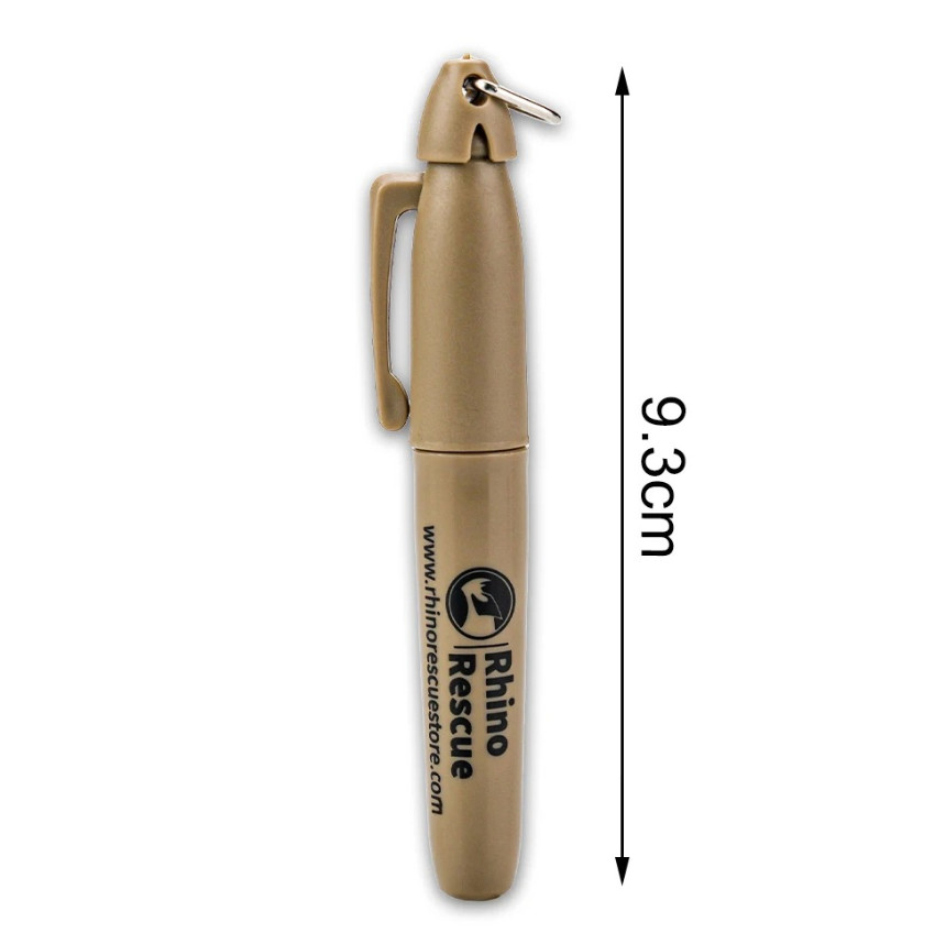 10pcs Rhino Rescue Tactical Permanent Marker Pens Camping Hiking Gear Set – NEW