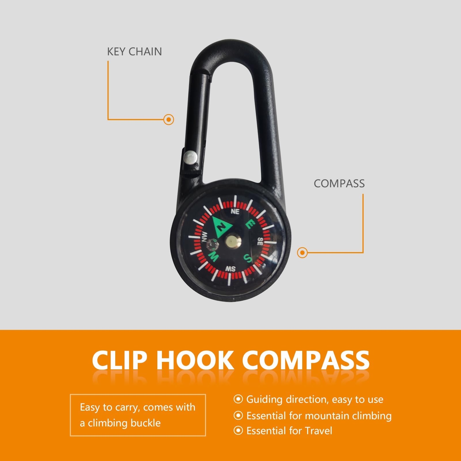 7-in-1 mini outdoor folding multifunctional tool – Small EDC Multitool with S…