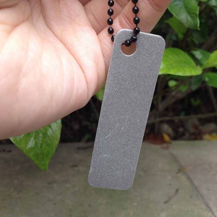 2PCS Mini Portable Sharpener Diamond Sharpening Stone Outdoor Camping Pocket EDC