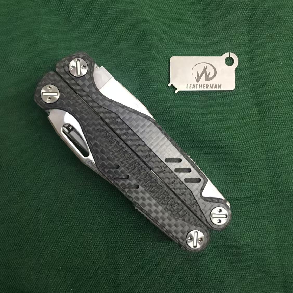 CNC Carbon Fiber Modular Handle Scale Kit for Leatherman Charge+ | Lightweight