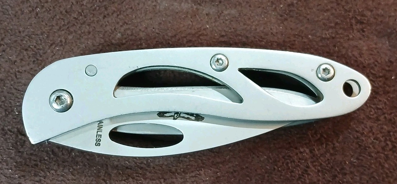 Vtg Small 2″ Appalachian Trail Skeleton Single Blade Folding Knife