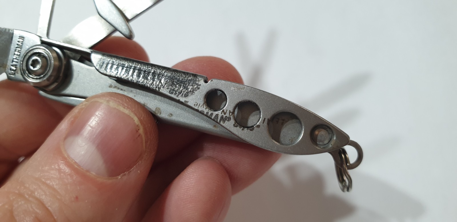 🔥🔥 Leatherman Style One Hand Opening Prototype and Factory Misprint Very Rare