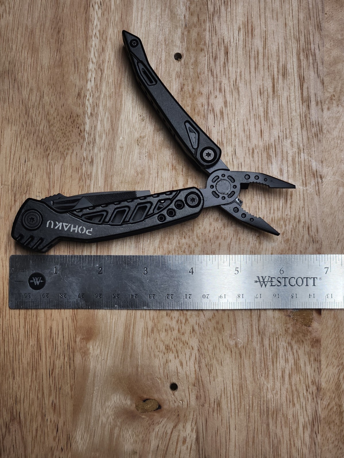 Pohaku Multi Tool Pliers Knife Saw Bottle Opener