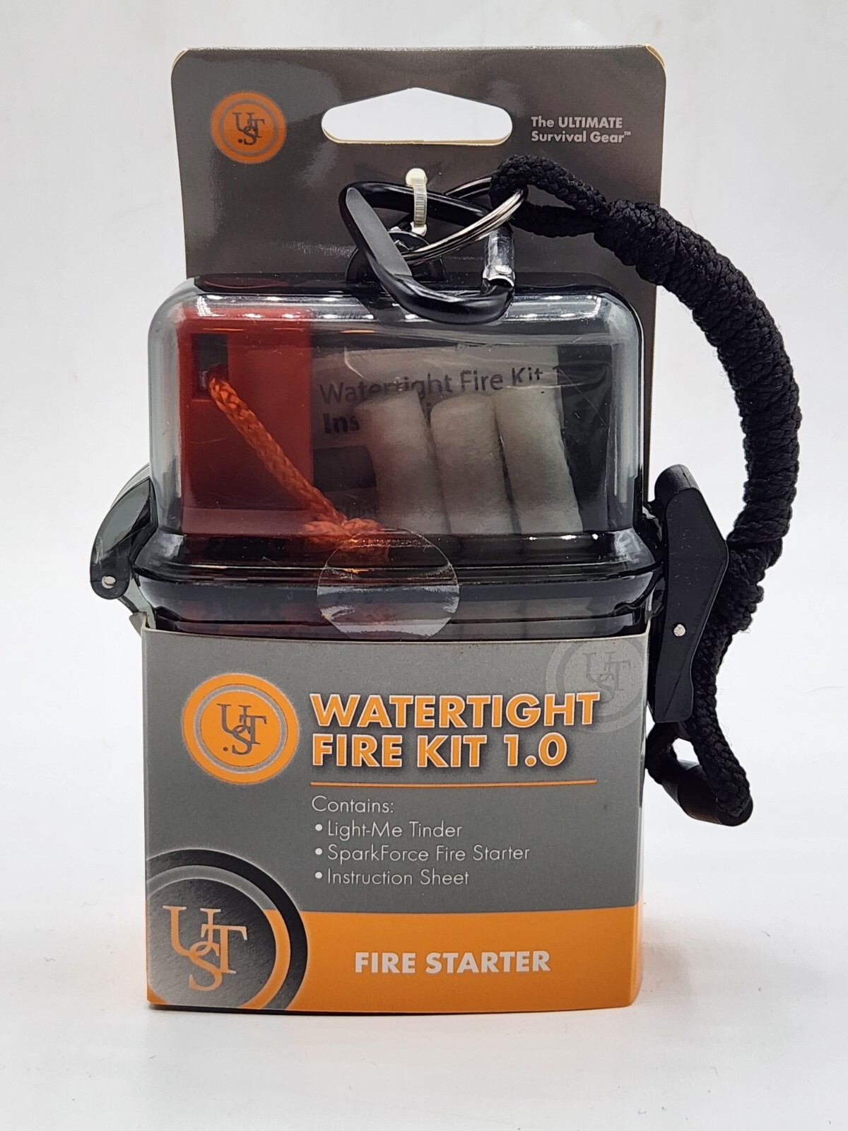 Watertight Fire Starter Kit – Tinder, Fire Starter, Instructions