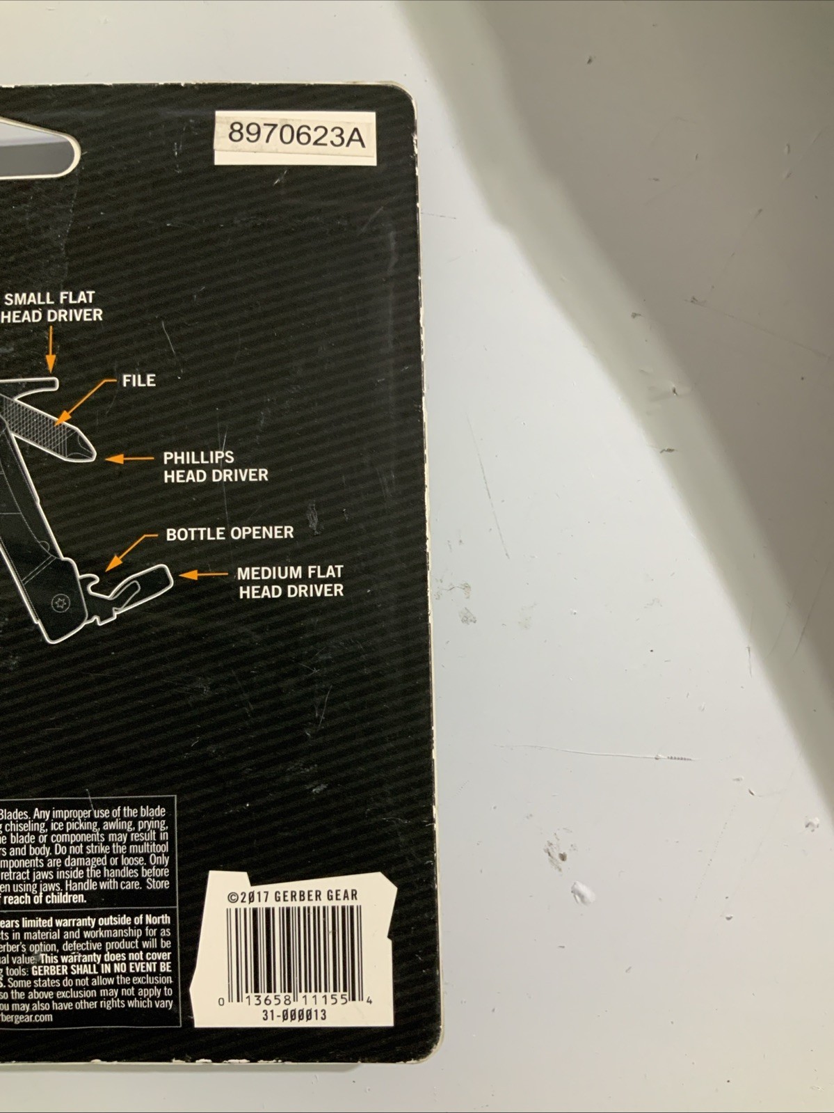 Gerber Gear Splice Pocket 9-in-1 Multi-Tool Color: Black