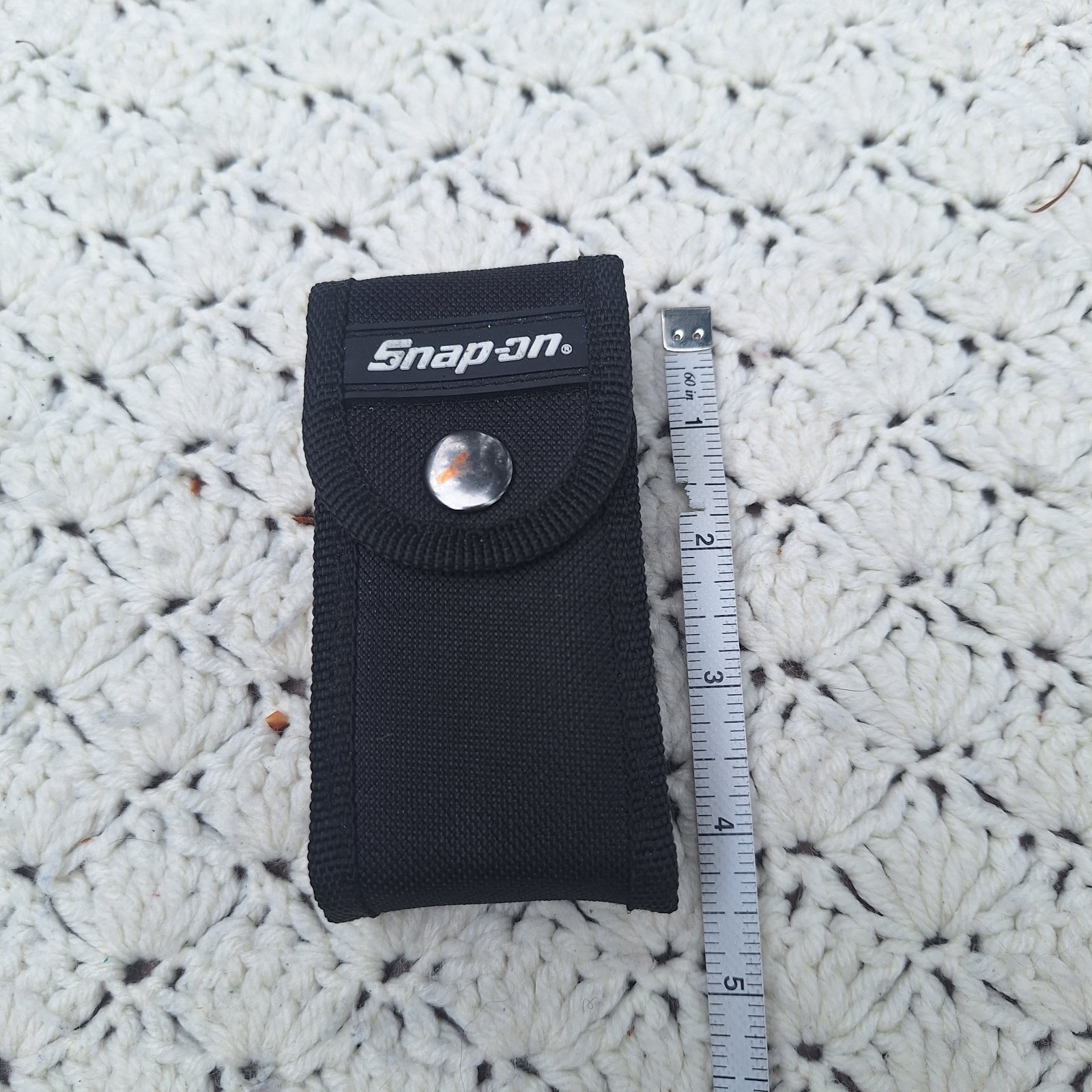 Snap On Stainless Steel Red Pocket Multi-Tool 9-in-1 w/ Case Sheath