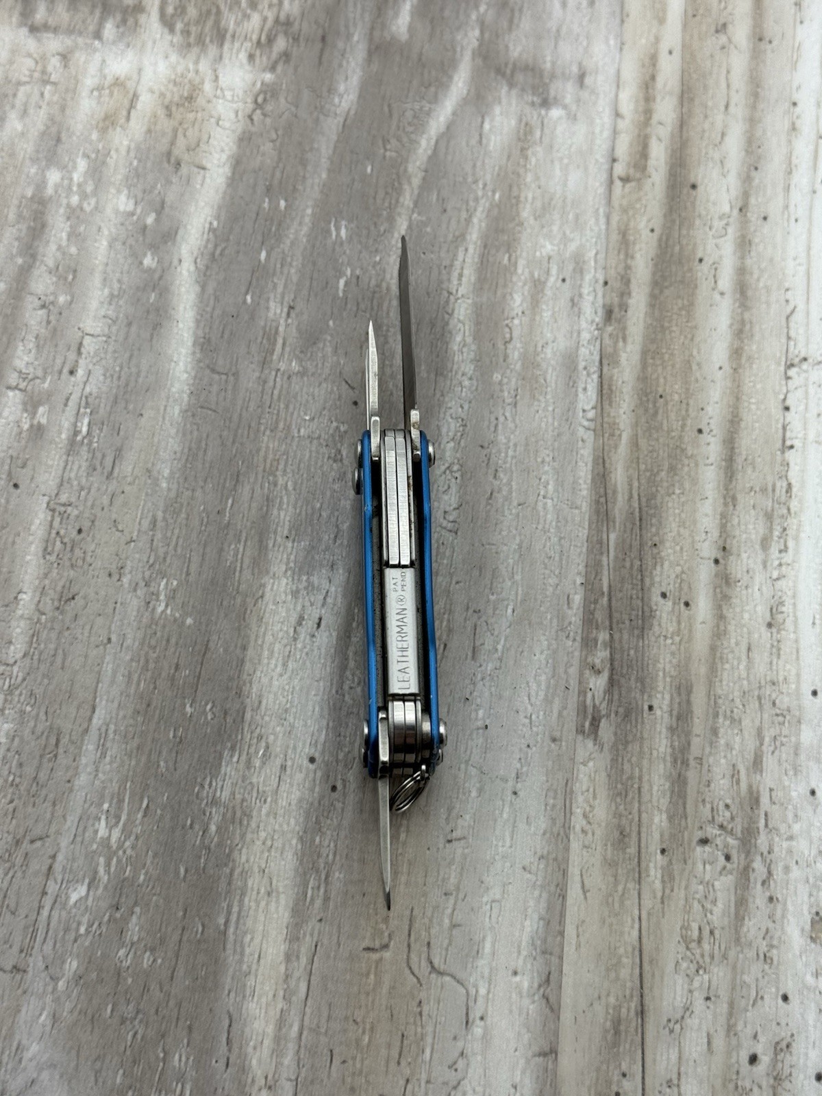 Leatherman Squirt P4 Multi-Tool, Key Ring, Retired, Blue