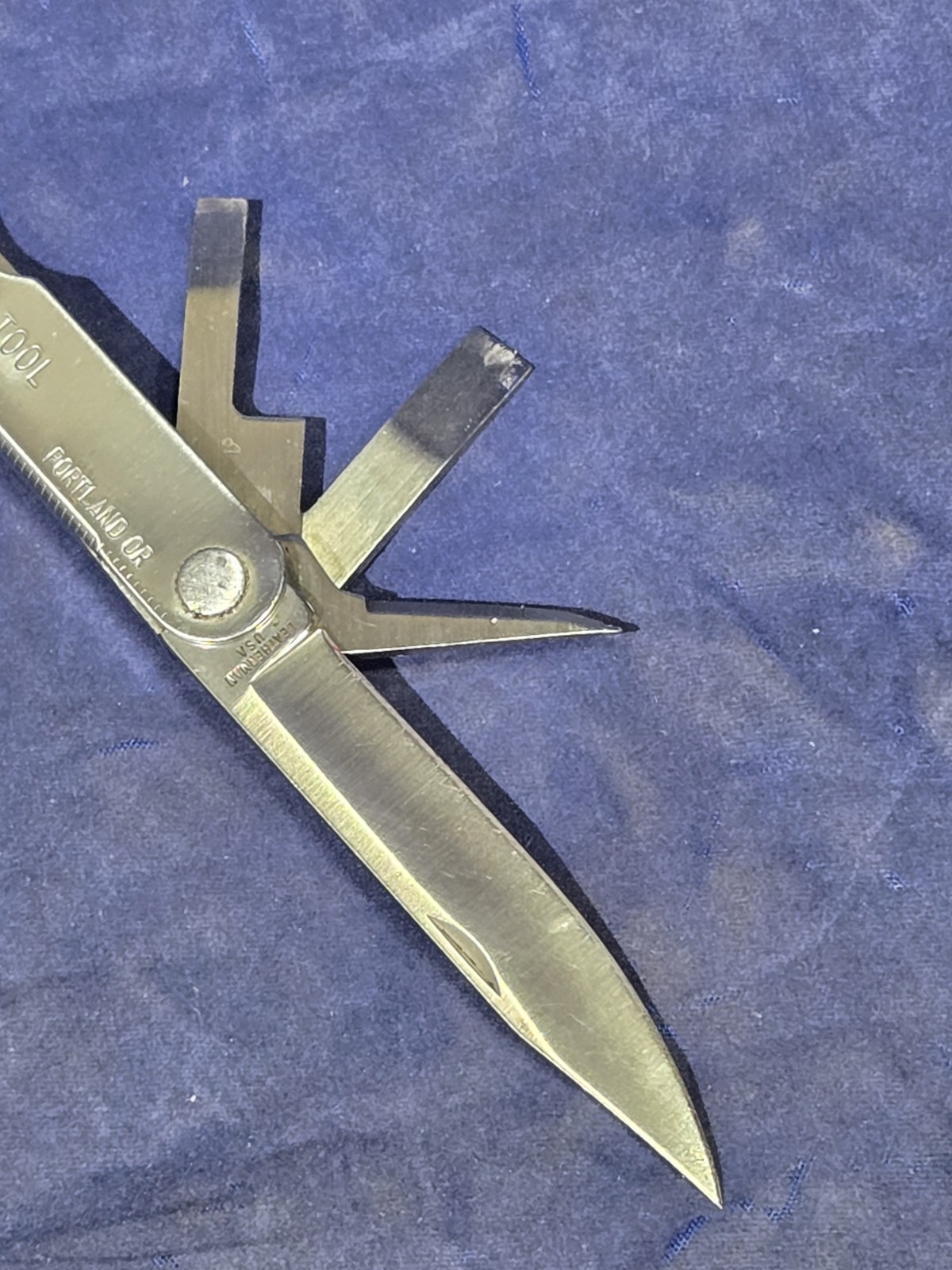 Vintage Leatherman PST Multi-Tool with Original Leather Sheath Portland OR USA