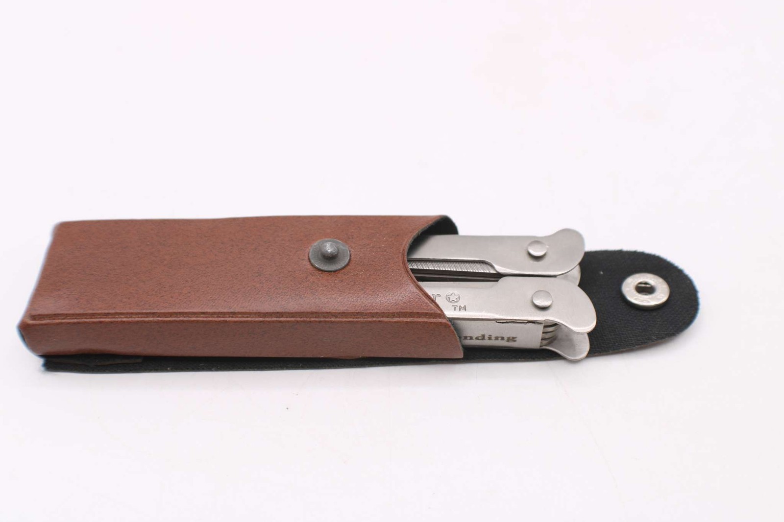 American Camper Multi-Tool Pliers Screwdriver Can Opener Leather Belt Case Inc