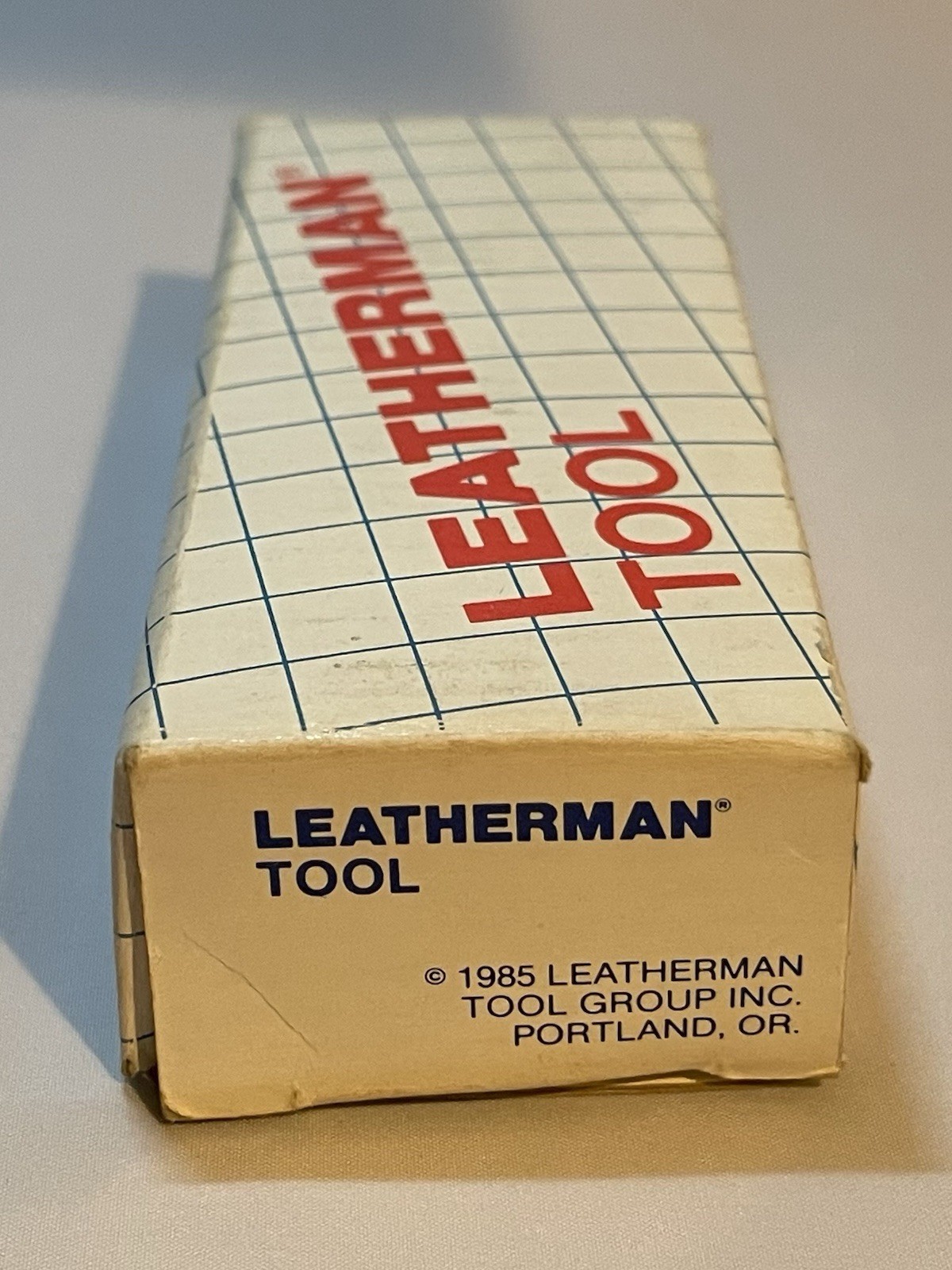 LM14 Leatherman Tool NIB Stainless With Leather Sheath