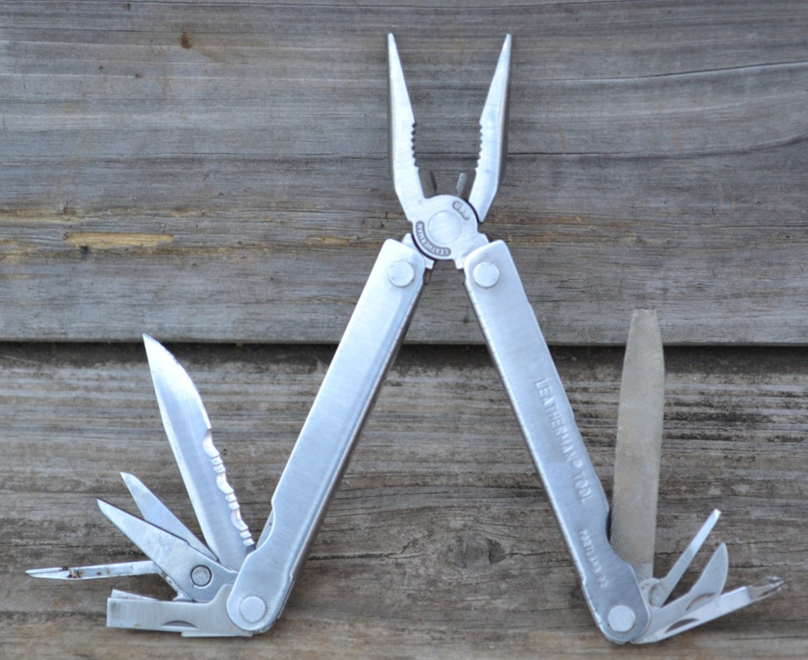 Vtg Leatherman The Original PST II Multi-Tool Pliers Scissors Knife & Others USA