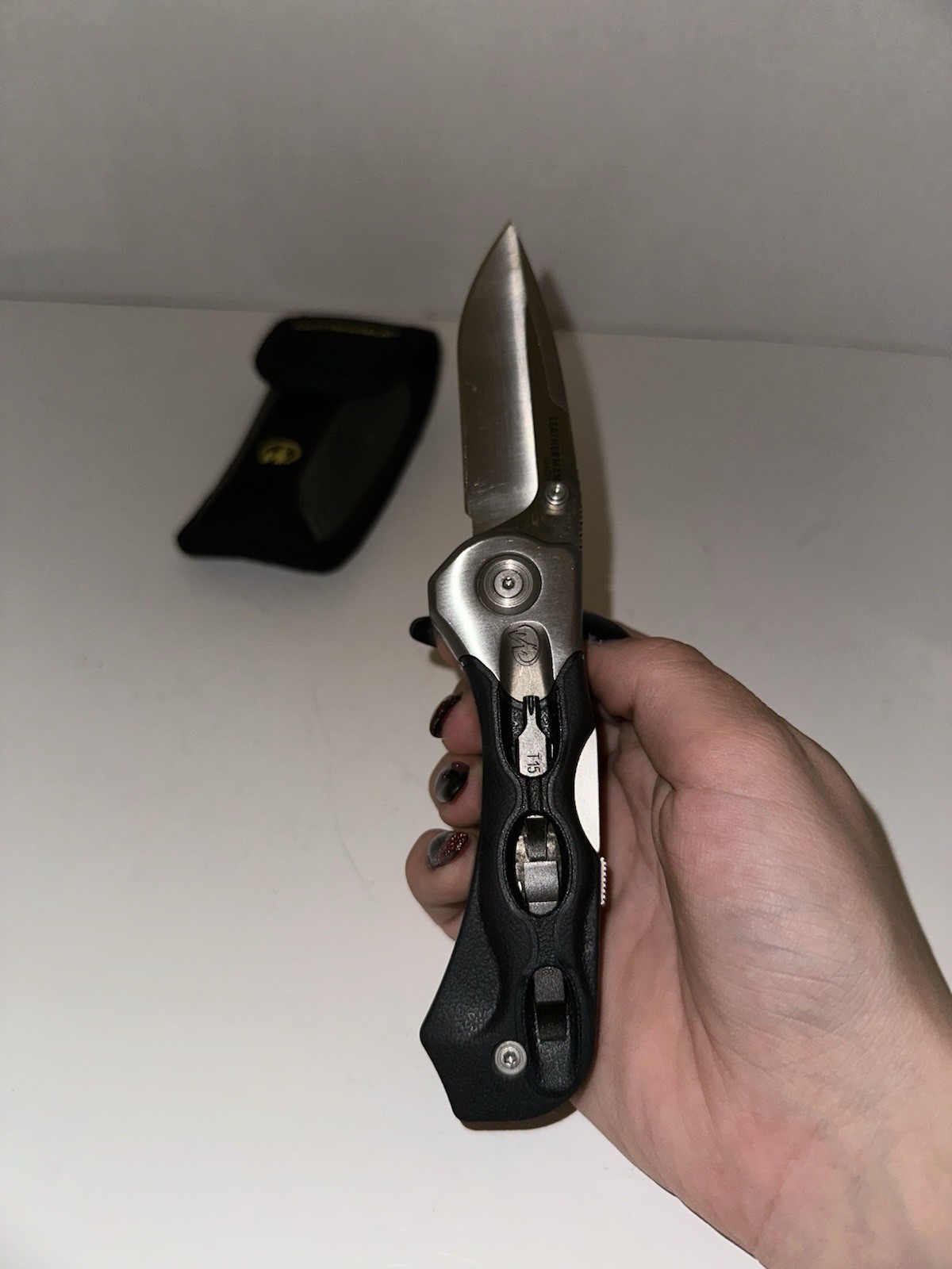 RARE DISCOUNTED LEATHERMAN K502X 154CM BLADE LOCKBACK FOLDING KNIFE MULTI-TOOL
