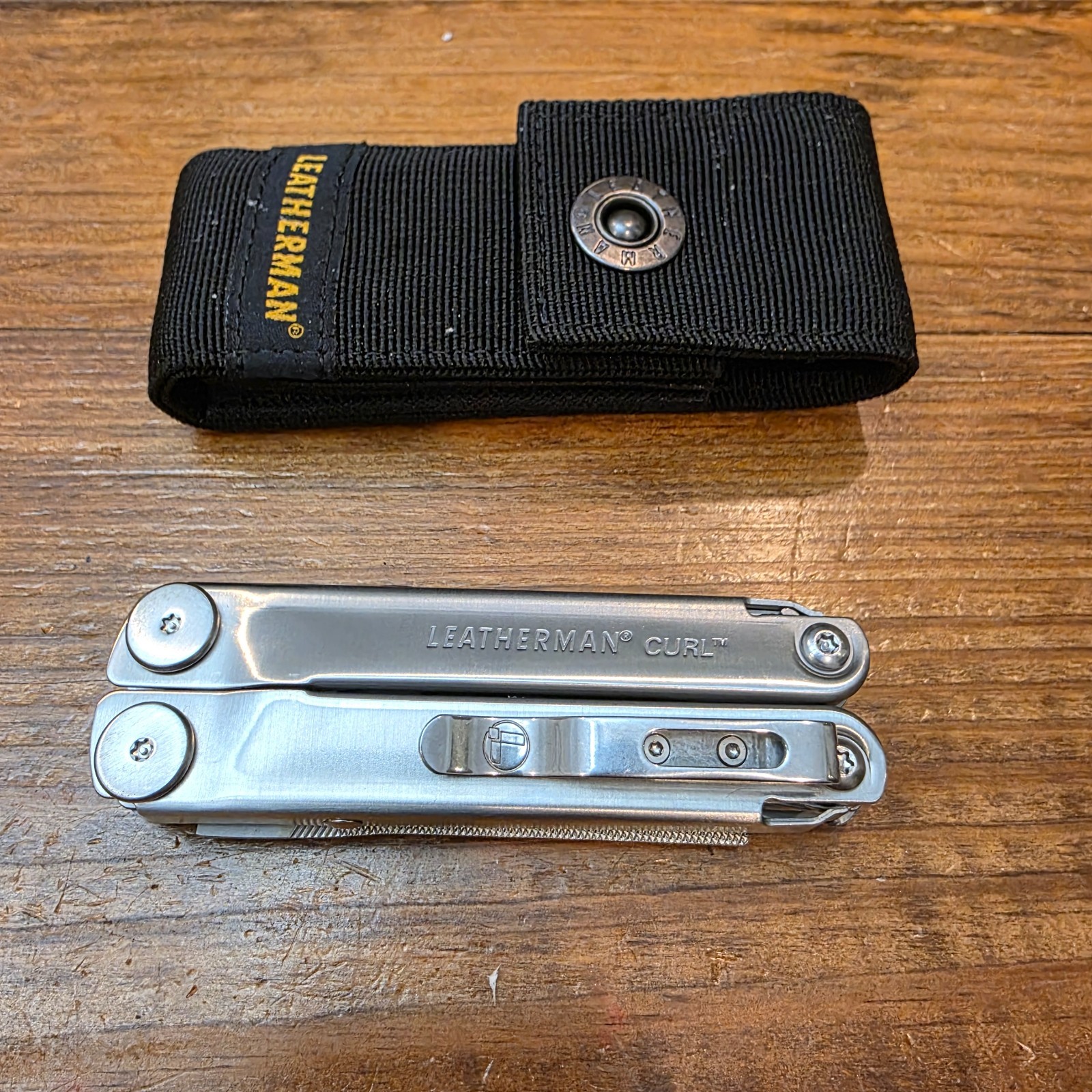 Leatherman Curl Multi-Tool with Sheath – John Proctor is the Villian Crew