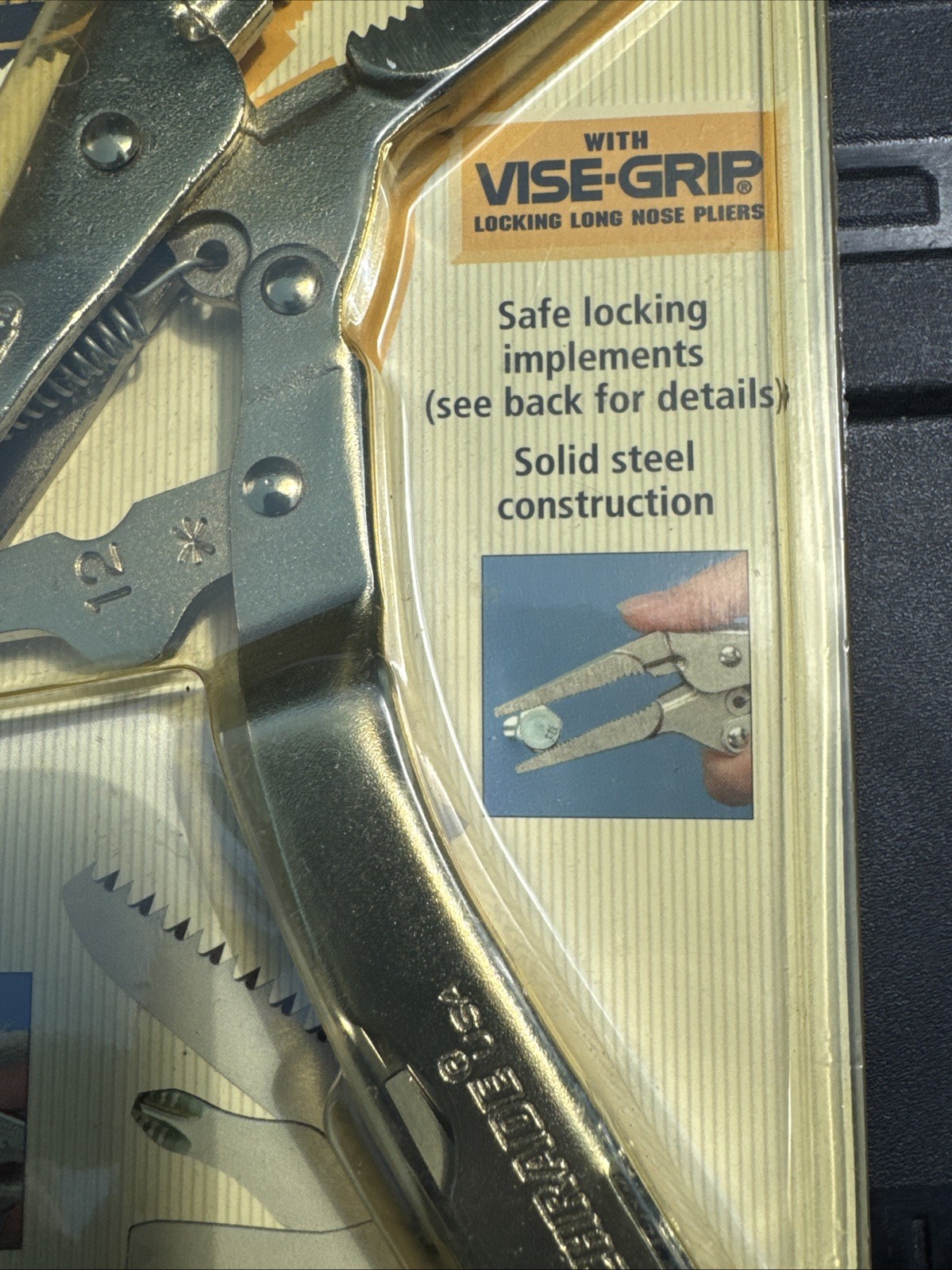 Schrade Tools USA Vise Tough Grip Rare Locking Implements USA Nos ST6HCP