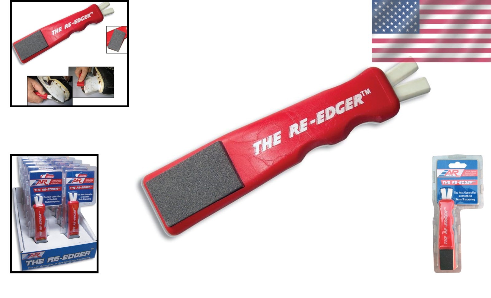 Extra Fine Grit Re-Edger – Handheld Tool for Precision Skate Blade Sharpening