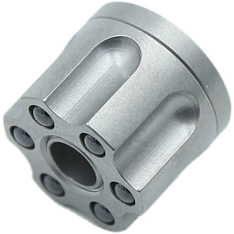 Titanium Alloy Detachable Lanyard Bead EDC Pendant Necklace Charm w/ Zirconia
