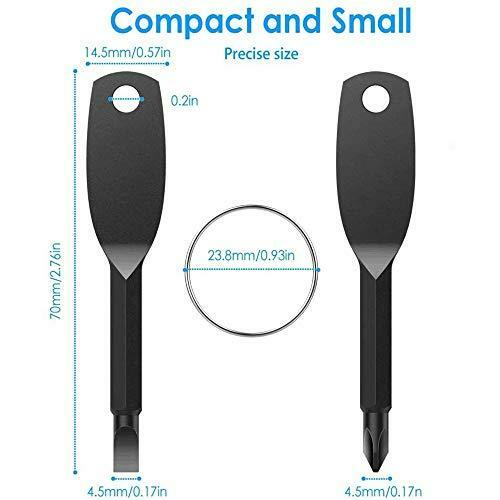 Portable Keychain Screwdriver Mens Stocking Stuffers Adult Christmas Gifts,Multi