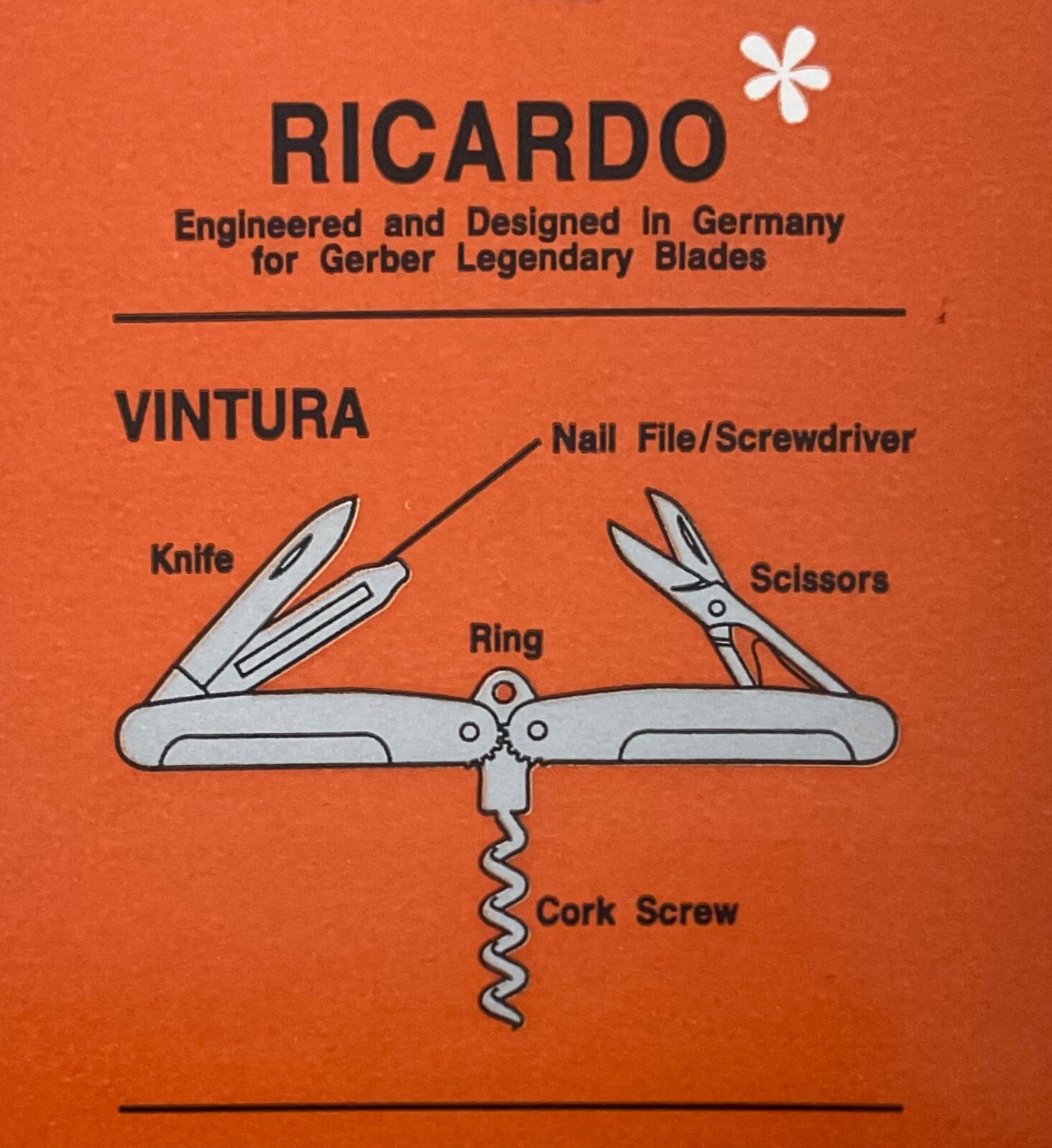Gerber Ricardo Vintura 5 Function MINI Multi-tool