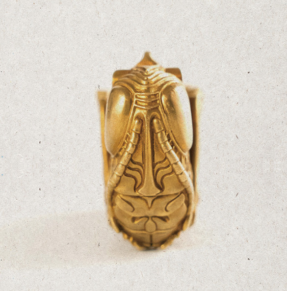 Handmade Brass Grasshopper Flip Lighter Shell for Cricket Luxury Goods