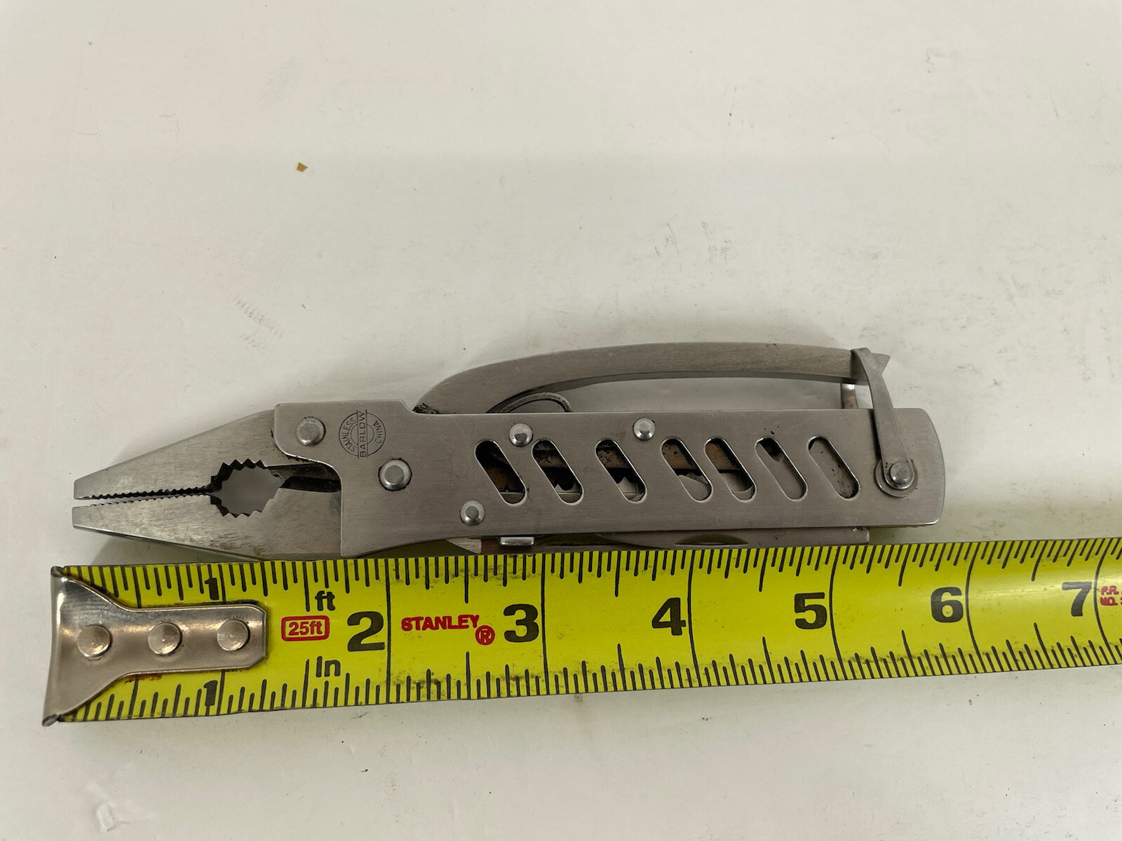 BARLOW Stainless Steel Multi-Tool Pocket Knife Portable Folding Tool
