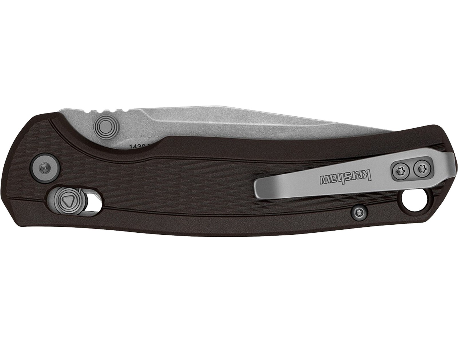 Kershaw Maneuver Pocket Knife 3.15″ Drop Point 8Cr13MoV Stonewashed Blade Glass
