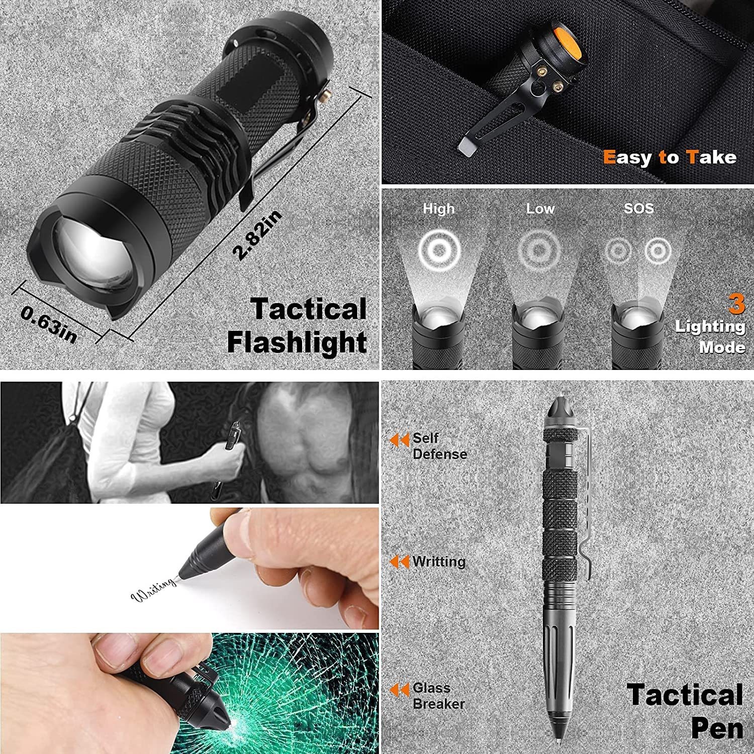 Outdoor Survival Equipment Tool Set, Exploration, Self-Defense and First Aid Kit