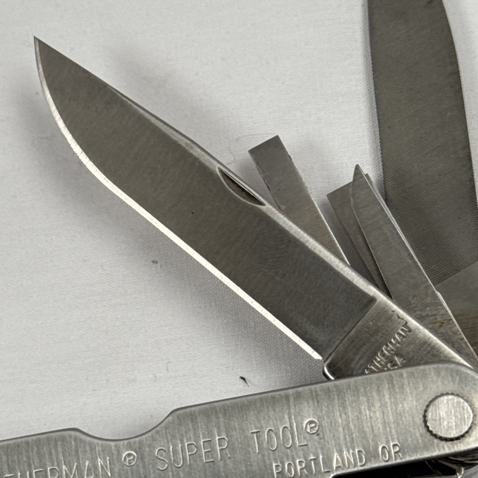 Original Vintage Leatherman Super Tool Pat. Pending Leather Sheath