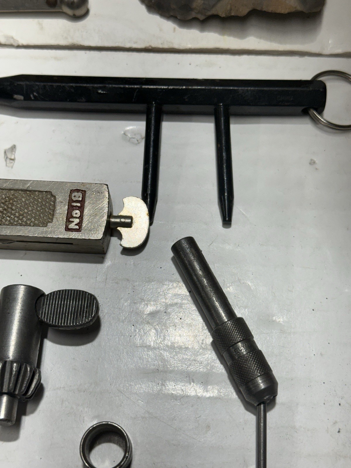 Vintage Tool Lot Leatherman PST Stanley BMT Parts Lock Knife Multi Tool + Misc
